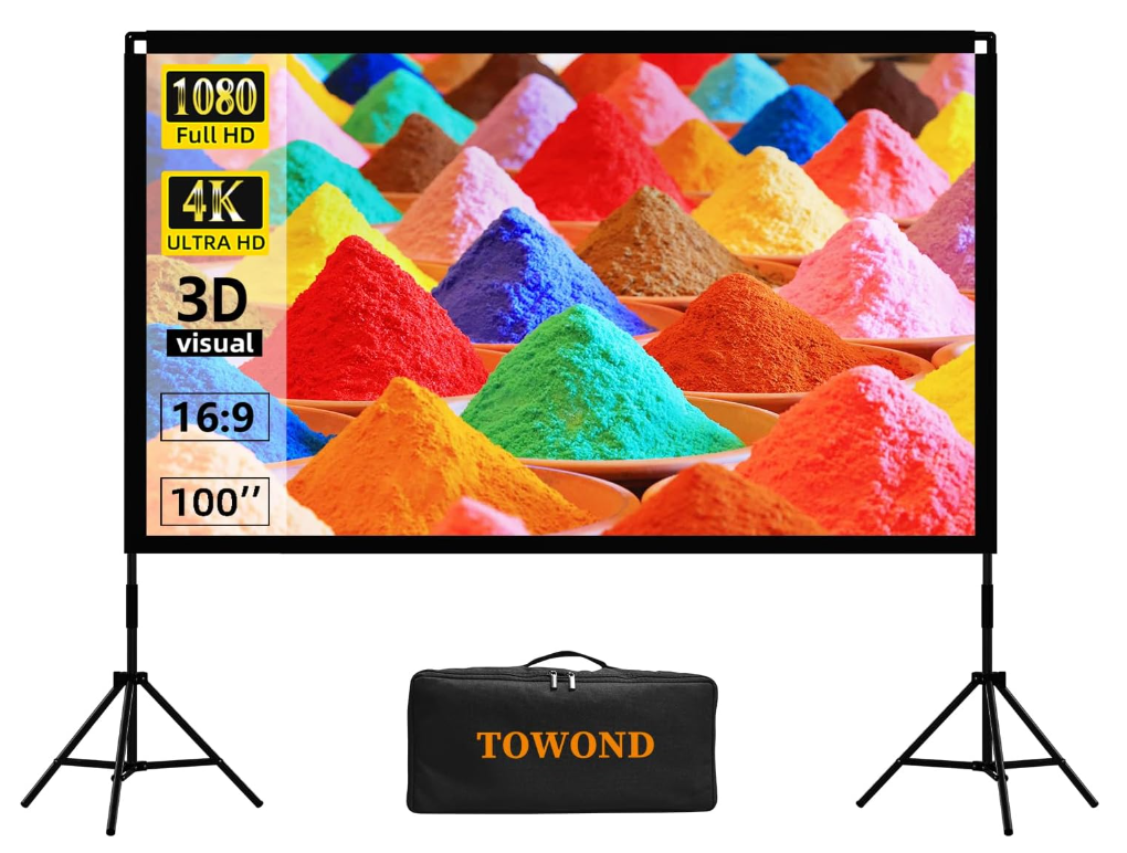 Portable Screen Projector And Stand