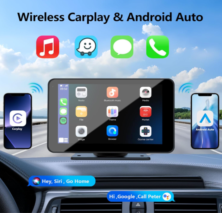 Apple CarPlay Screen Includes Backup Camera