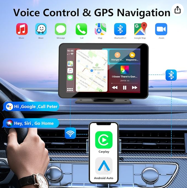 Apple CarPlay Screen Includes Backup Camera