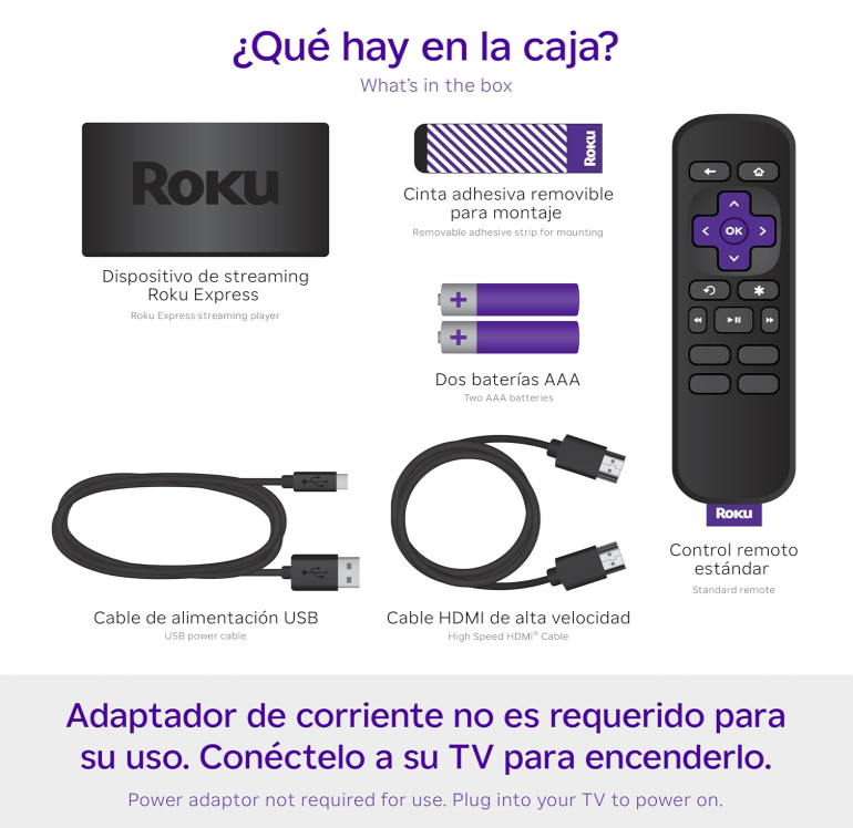 Roku Express Espanol (Spanish Edition)
