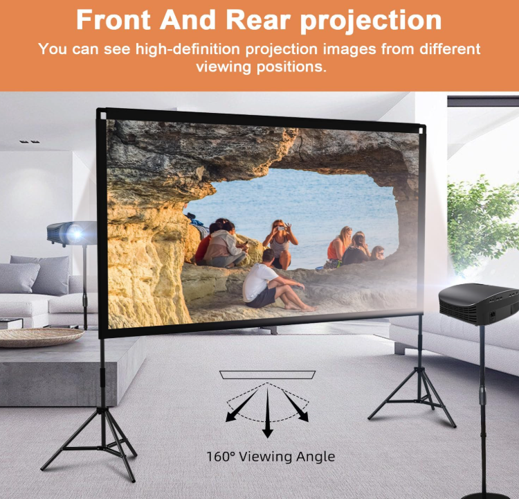 Portable Screen Projector And Stand