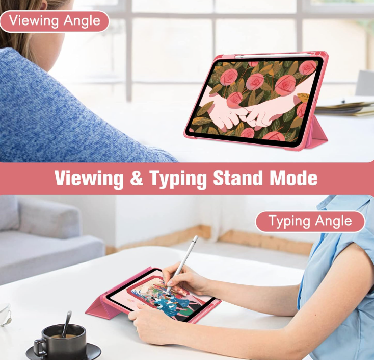 Ipad 10th Generation Hybrid Pink Slim Case