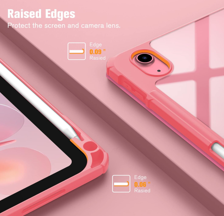 Ipad 10th Generation Hybrid Pink Slim Case