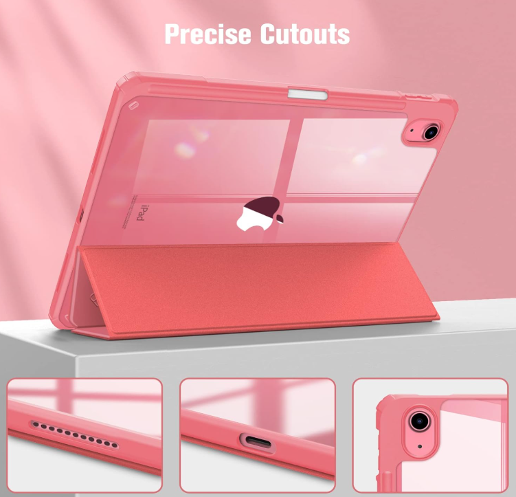 Ipad 10th Generation Hybrid Pink Slim Case