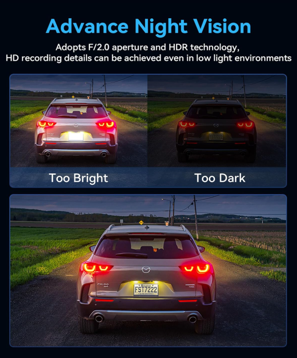 3 Channel Dash Camera